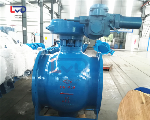 硬密封偏心半球閥配多回轉電動執行機構